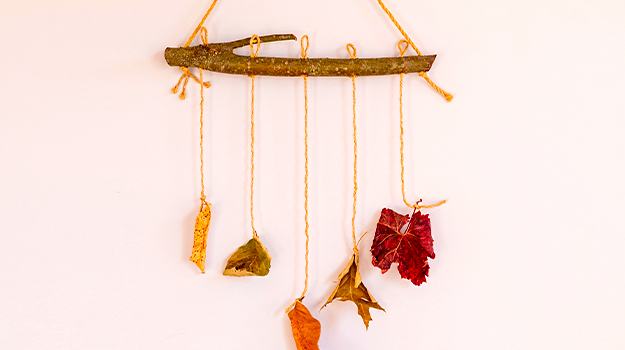 Leaf and branch mobile