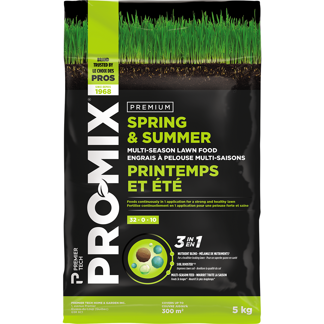 PRO-MIX Spring & Summer 3-in-1 Multi-Season Lawn Food 32-0-10