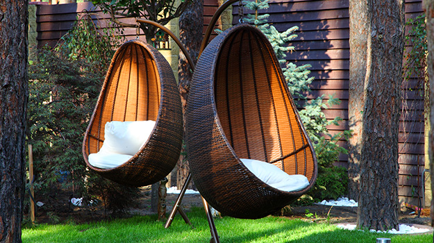 Create a relaxation space in the garden