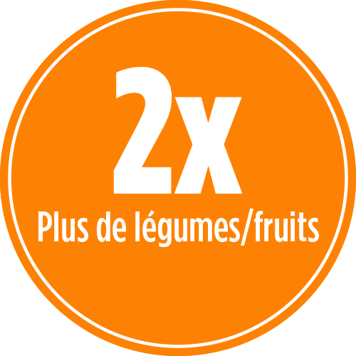 2 fois plus de légumes avec ENGRAIS À JARDIN BASE ORGANIQUE POUR TOMATES, LÉGUMES ET FRUITS 3-6-12