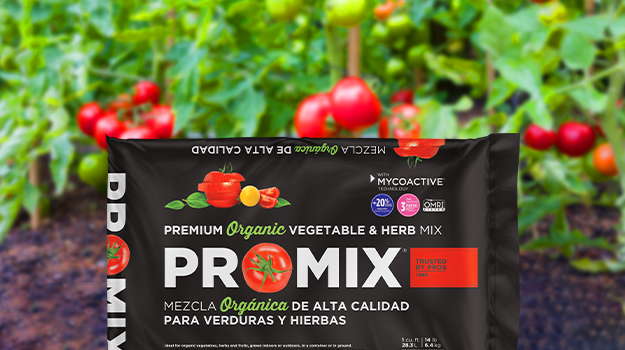 PRO-MIX Use quality potting soil when planting tomatoes