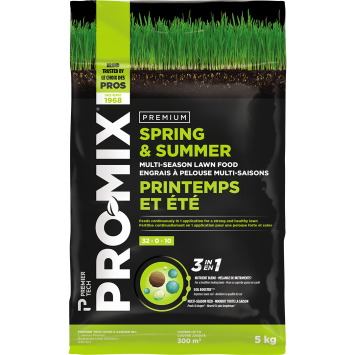 PRO-MIX Spring & Summer 3-in-1 Multi-Season Lawn Food 32-0-10