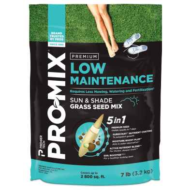 PRO-MIX Low Maintenance Grass Seed 7lbs bag