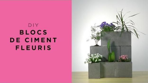 Embedded thumbnail for Blocs de ciment fleuris