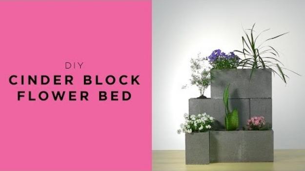 Embedded thumbnail for Cinder block flower bed
