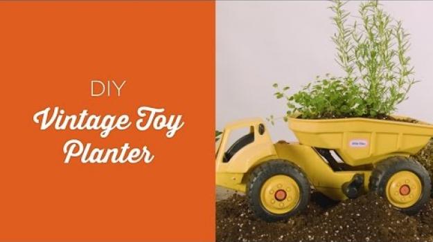 Embedded thumbnail for Vintage toy planter